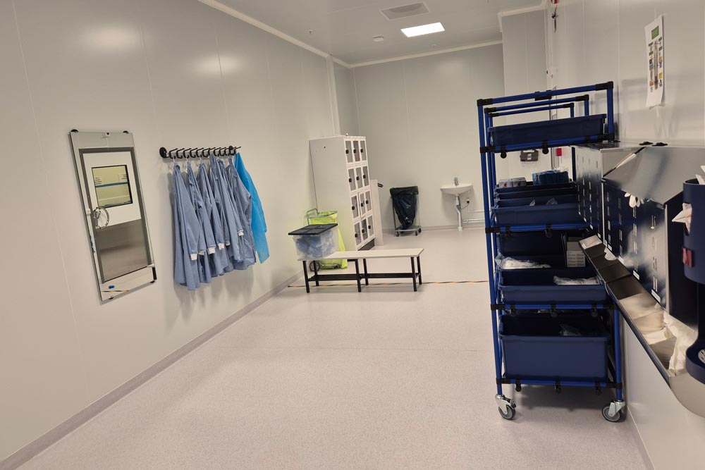 Anpassad rumslösning hos sjukhus